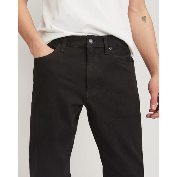 Everlane The Slim 4-Way Stretch Organic Jean in Black 34x30 NWT - Picture 3 of 8